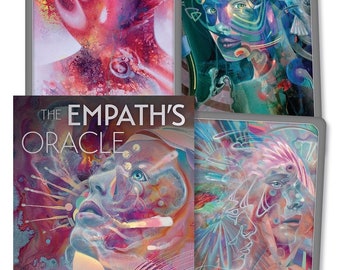 Empath's Oracle Cards & Guidebook Set Tarot Card Deck Book Kit Empathic Magick Empath Magic pagan wicca wiccan witch craft witchcraft