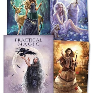 Practical Magic An Oracle For Everyday Enchantment Tarot Card Deck & Book Kit Practickal Magick Witchcraft Witch Craft wicca pagan wiccan