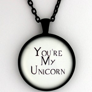 U bent My Unicorn Meg Masters Castiel van Supernatural Quote Hanger Ketting Sleutelhanger Sleutelhanger Sleutelhanger Super Natuurlijke Fandom Sieraden