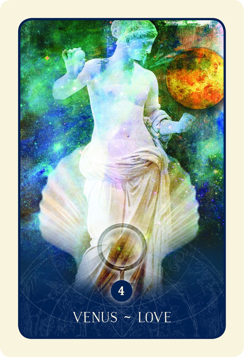 Black Moon Astrology Cards and Guidebook Oracle Set Tarot Card Etsy