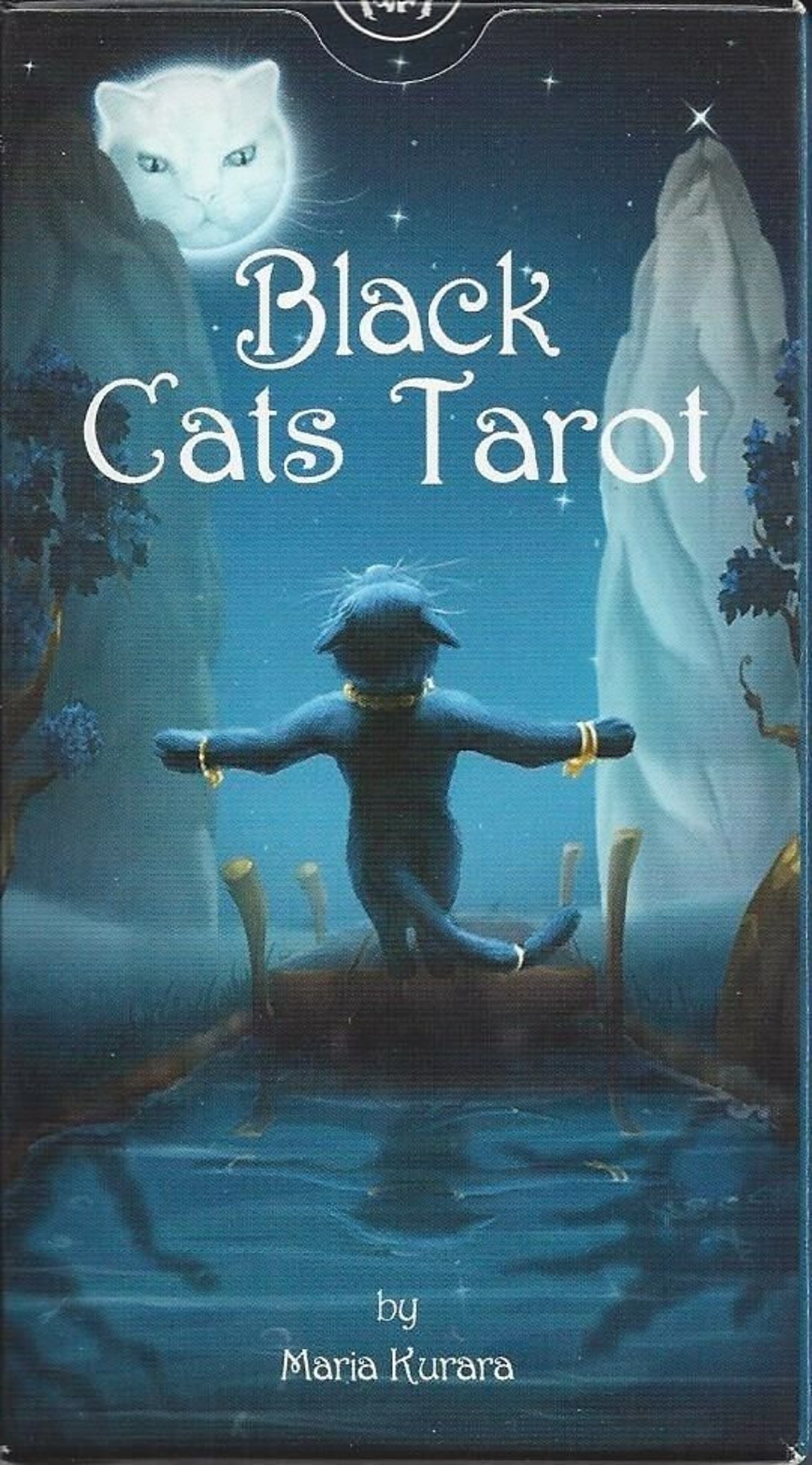 Black Cats Tarot Deck Cards Set Fantasy Art Oracle Card Etsy