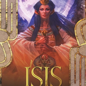 Isis Orakelkaarten en reisgidsset Tarotkaartspel Boekenset magie magie heidense wicca wicca hekserij hekserij Egypte Egyptische mythologie