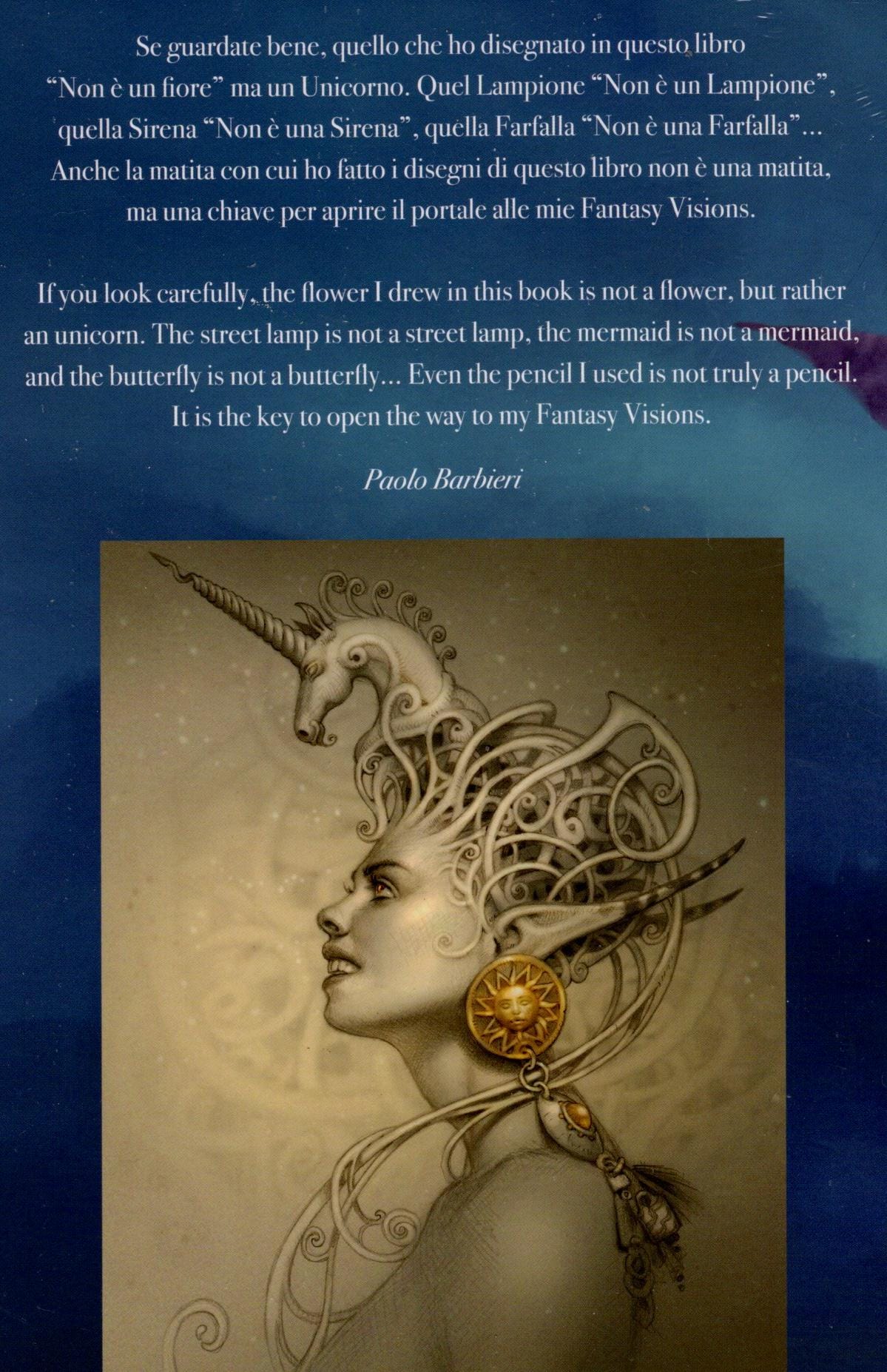 Unicorni: Barbieri Fantasy Visions Copertina rigida Fantasy Art