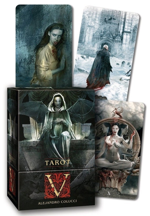 Tarot V Set Cards Vampire Oracle Card Deck Kit Magick Magic Etsy