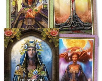 Gospel of Aradia Oracle Cards and Guidebook Set Tarot Card Deck Book Kit fantasy art magick magic witch witchcraft pagan wicca wiccan