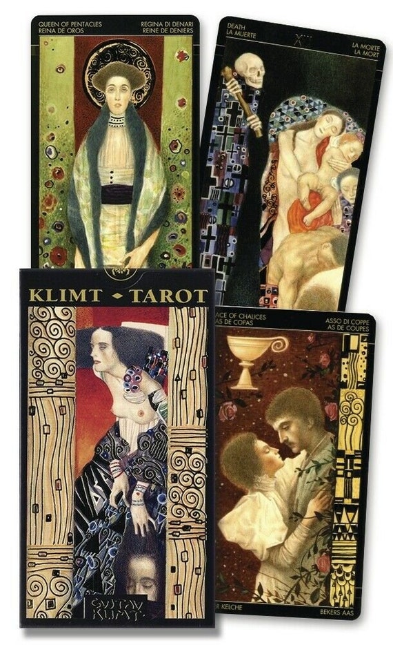 Golden Tarot Of Klimit Cards Deck By Gustav Klimt Esoteric