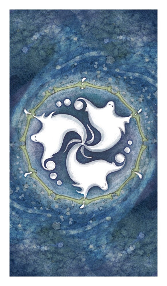 Ghost Oracle Cards Ghosts & Spirits Tarot Deck Cards Set Oracle Card Booklet Divination ...