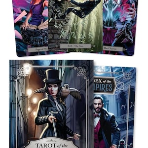 Tarot Of The Vampires Kit Card Deck & Guidebook Set Oracle Cards and Book magic magick witch craft witchcraft wicca pagan vampires gothic