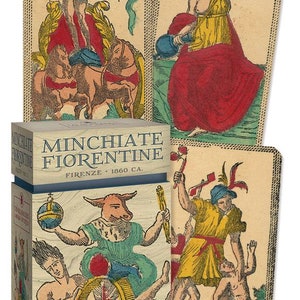 Minchiate Fiorentine Tarot Anima Antiqua Cards Set Oracle Card Deck Medieval Renaissance magick magic witchcraft witch craft wicca wiccan