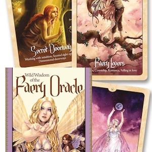 Wild Wisdom of the Faery Oracle Cards and Guidebook Set Selina Fenech Tarot Card Book Kit fairies fairy faerie fantasy art