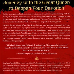 Priestess of the Morrigan Book Prayers Rituals Devotional Work Magic ...