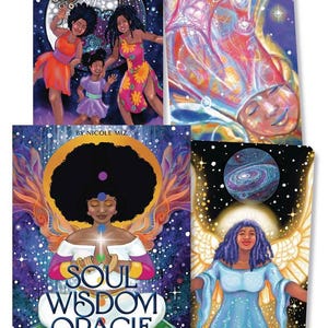 Zestaw kart wyroczni Soul Wisdom i przewodnik Codzienne oświecenie dla wszystkich dusz Karty tarota Książka magia magia czarownictwo czarownictwo wicca