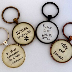 If You Believe In Me I'll Believe In You Alice in Wonderland Through The Looking Glass Unicorn Lewis Carroll Quote Pendant Necklace Keychain image 3