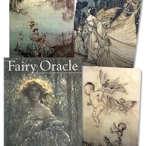 Fairy Oracle Deck Tarot Cards Set Card Booklet divination magick magic pagan wicca wiccan witch craft witchcraft fairies faery faeries