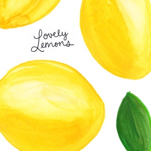 Printable Lemon Banner