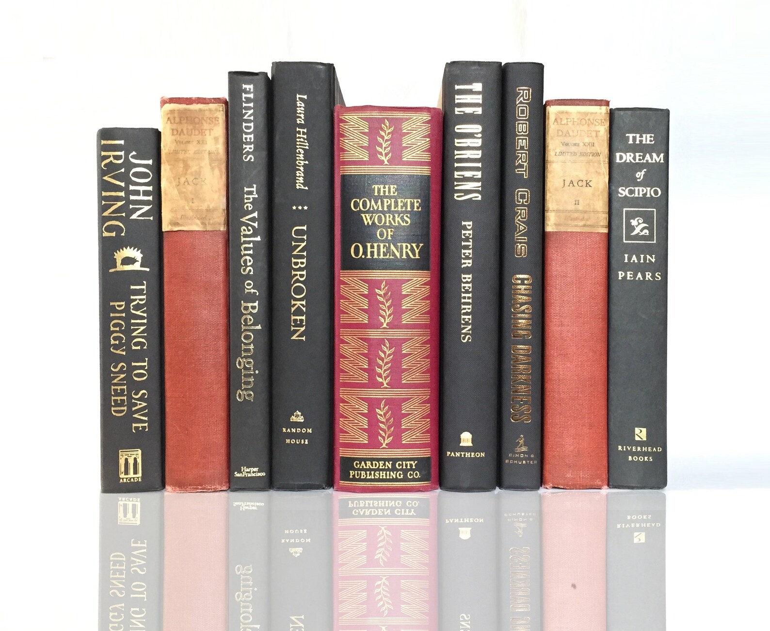 Decorative Book Set With a Neutral Classic Vintage Feel Full Etsy