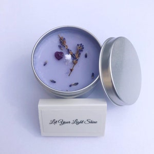 Lavender Aromatherapy Soy Intention Candle