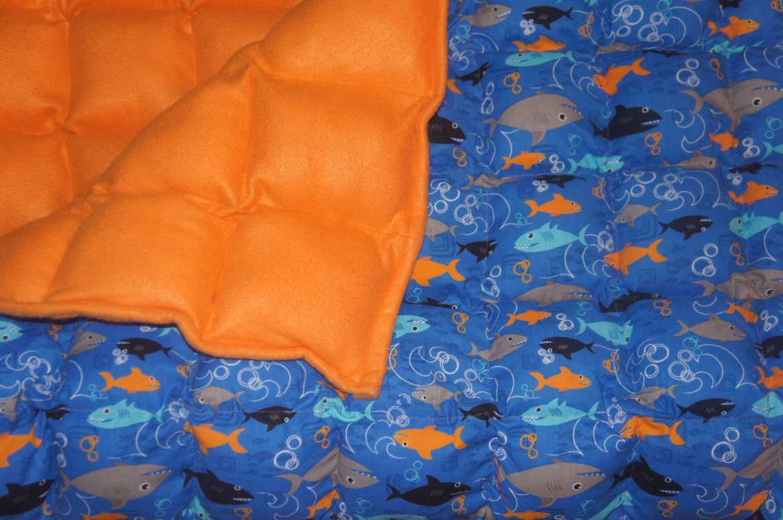 Fleece or Minky Weighted Blanket Medium 40x62 Available in Etsy