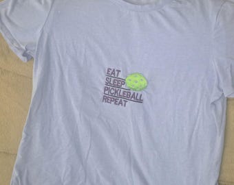 Eat Sleep Pickleball Repeat Women's T-shirt