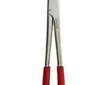 Hemostat 6 1/2" Insulated Handle Straight Serrated Ends Stainless Steel