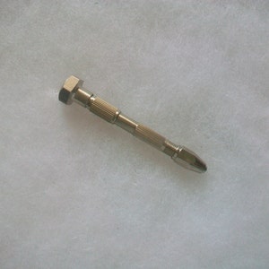 Professional Quality Swivel Head Pin Vise 2 pc Reversible Collet