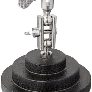Tweezer Stand/Third Hand With Metal Base, Swivels & Adjusts to any Angle