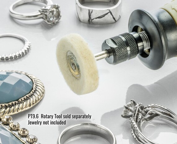 Buy Polishing Buffing Wheel White Felt Wool, Dia: 1” 36 Use