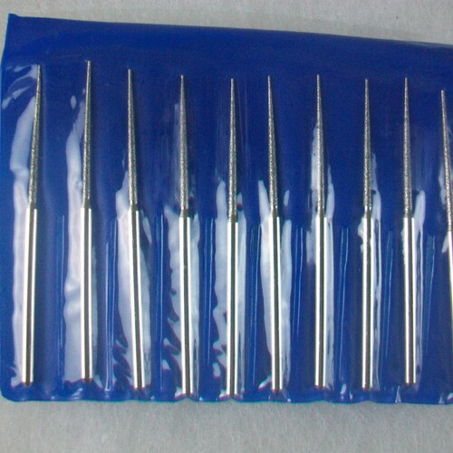 SE 10-Piece Diamond Reamer Straight Set – 1/8” Chuck, Rotary Tool Bits DF83510