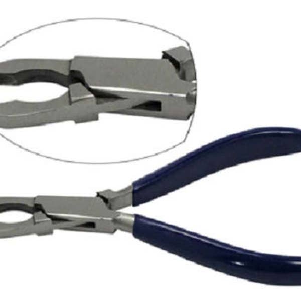 Loop Jump Ring Closing Pliers 5"  Stainless Steel PVC Handle