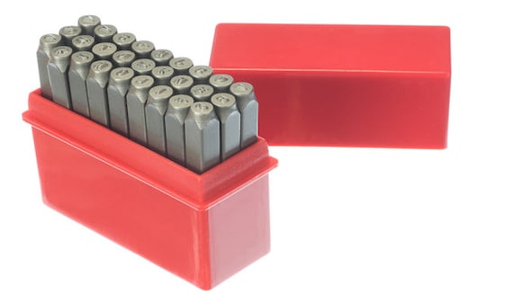 27 PC LETTER PUNCH SET STAMPING STAMP JEWELERS 1.5 MM