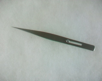 Precision Slide Lock Tweezer 6'' Straight Tips