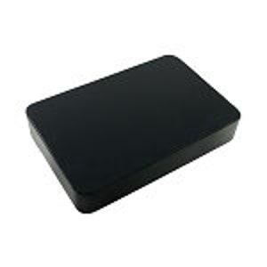 May include: A black rectangular hard drive case.