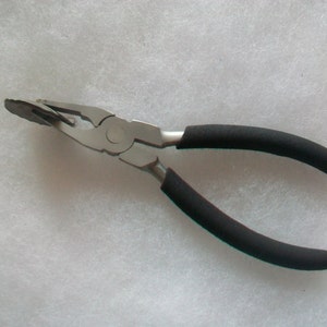 Leaf Masher Pliers 6 1/2" Non Slip Handles Glass Art and Lamp Work Tool