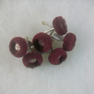 Abrasive Wheel Buffing Polishing 400 Grit Use with Dremel or Rotary Tool 6 pcs.