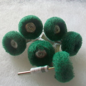 Abrasive Wheel Buffing Polishing 240 Grit Use with Dremel or Rotary Tool 6 pcs.