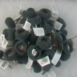 Abrasive Wheel Buffing Polishing 300 Grit Use with Dremel Rotary Tool 36 pcs.