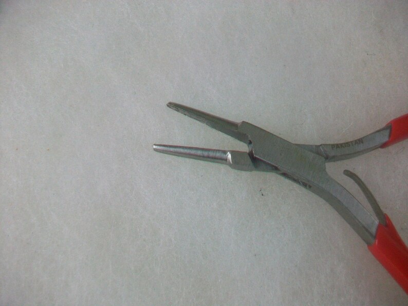 Jewelers Pliers 5\u201d Micro Half Round Needle Nose Pliers Smooth Jaws