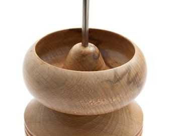 Seed Bead Spinner 4 1/2&quot; Hardwood