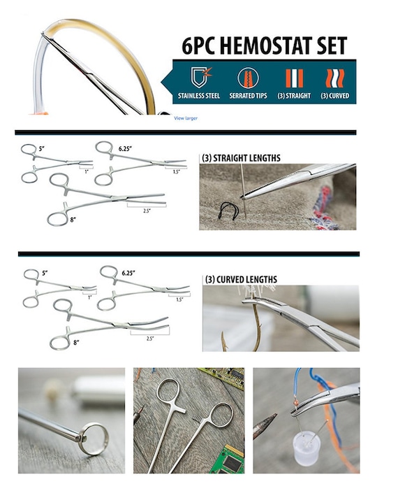 究極の止血鉗子セット 6個入り ステンレススチール - Etsy 日本