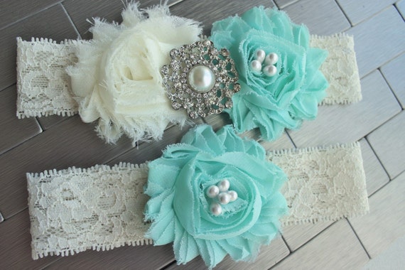 plus size blue garter