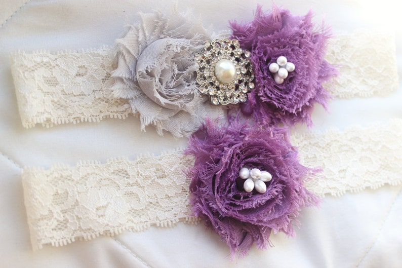 Gaskell Purple Belted Ruffle Set