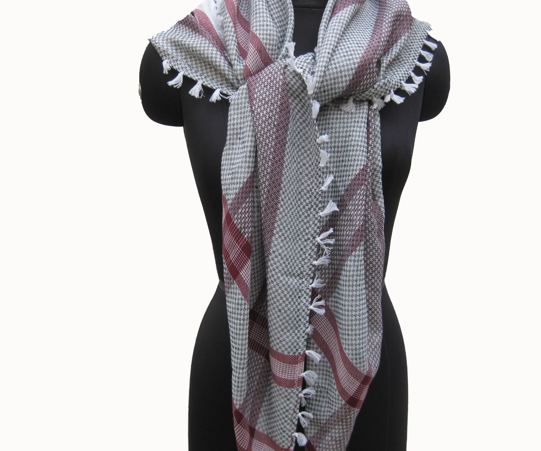 vibrantscarves Men's Check Scarf
