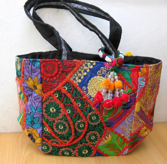 Shopping bag/ Handbag / banjara bag/colorful bag / shoulder | Etsy