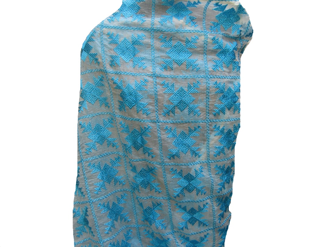 Sciarpa Phulkari/phulkari dupatta/ sciarpa kota doriya/ sciarpa