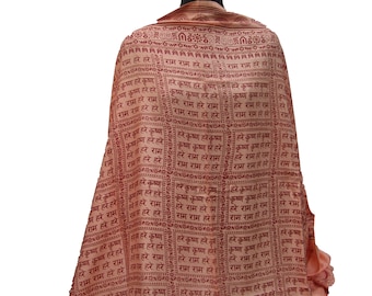 Prayer scarf/ Om scarf/ Hare rama Hare Krisha scarf/ meditation scarf/ cotton scarf/  alphabet scarf/ yoga scarf/ gift scarf / gift ideas.
