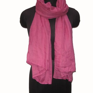 Rosa Schal/ Uni-Schal/ Unisex-Schal/ Schal/ trendiger Schal/ Modeschal/ Geschenkschal/ Geschenkideen.