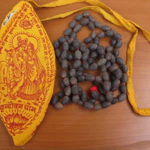 Gebetskette/ Rosenkranz/ Gebetskette/ Jap Bag/ Kamal Gatta Kette/ Meditation Mala/ Lotus perlen/ Yoga perlen/ Schmuck perlen.