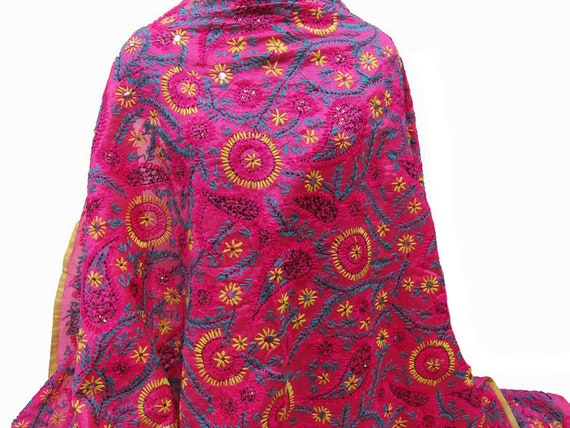 phulkari scarf