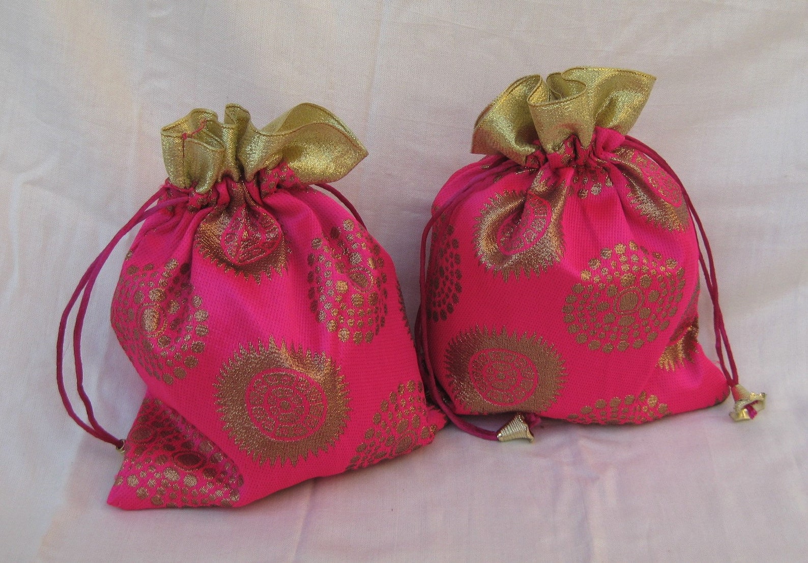 10 Pcs.draw String Bags/ Return Gift Bags/gift Bags/ Fabric Etsy UK