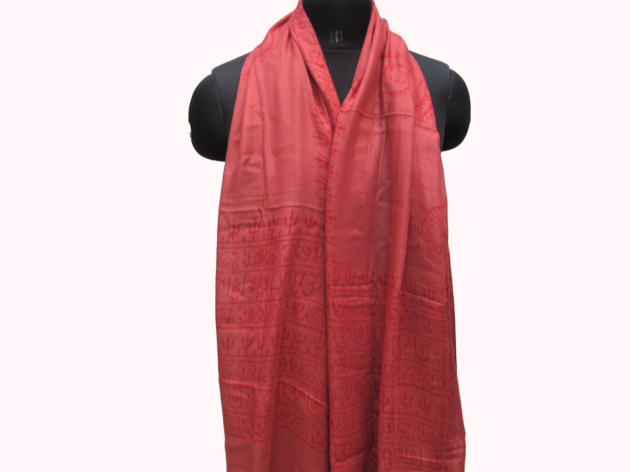 Prayer scarf/ Om scarf/ Gautam Buddha scarf/ cotton scarf/ Etsy